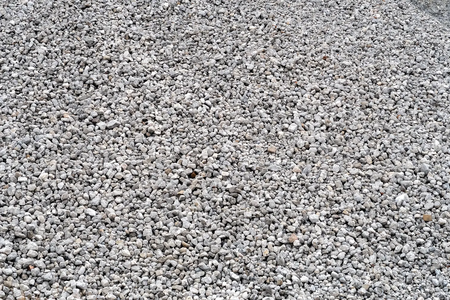 Recycled concrete aggregate produced for road base